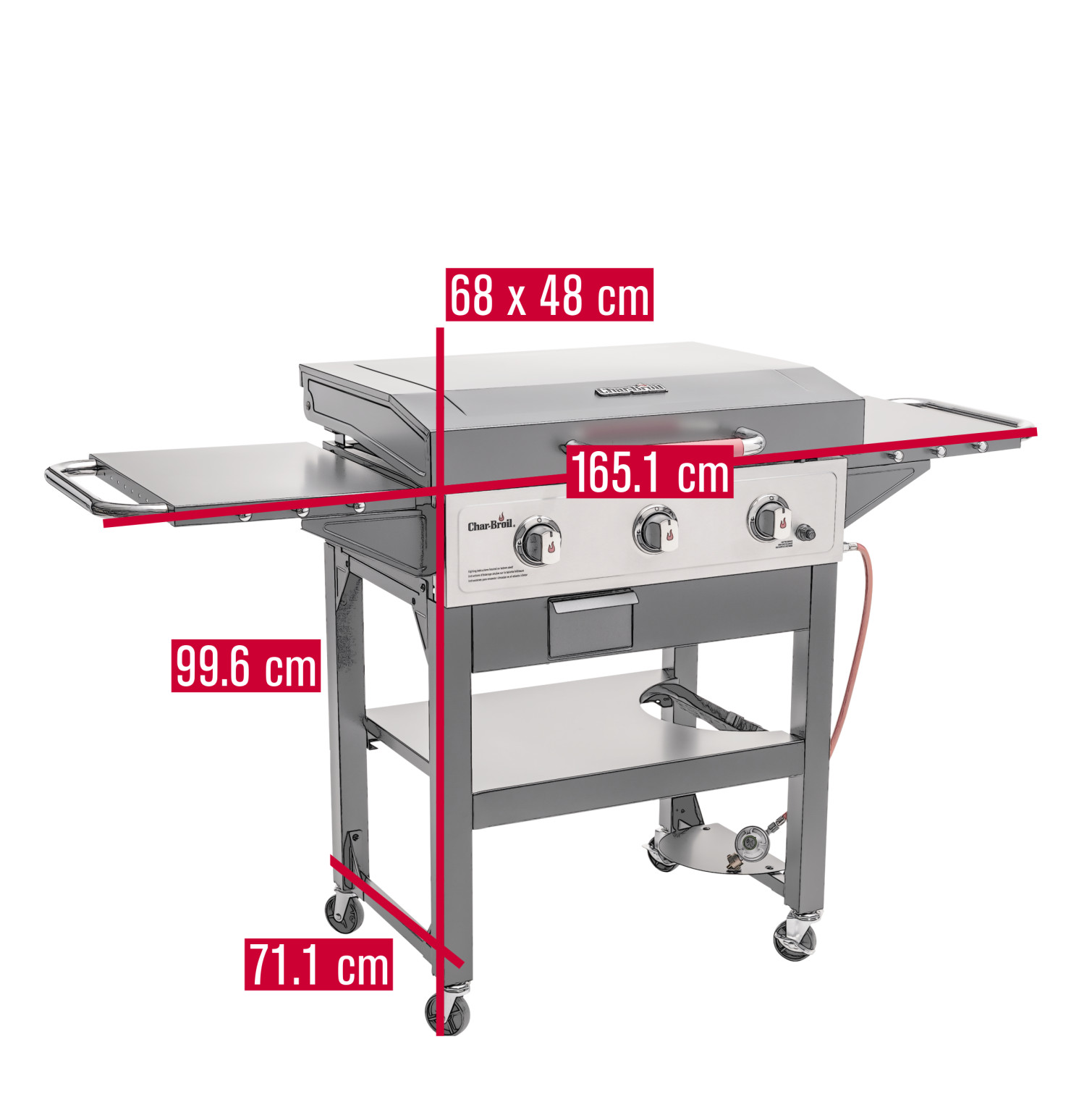 Charbroil Gasgrill Plancha Griddle 3400