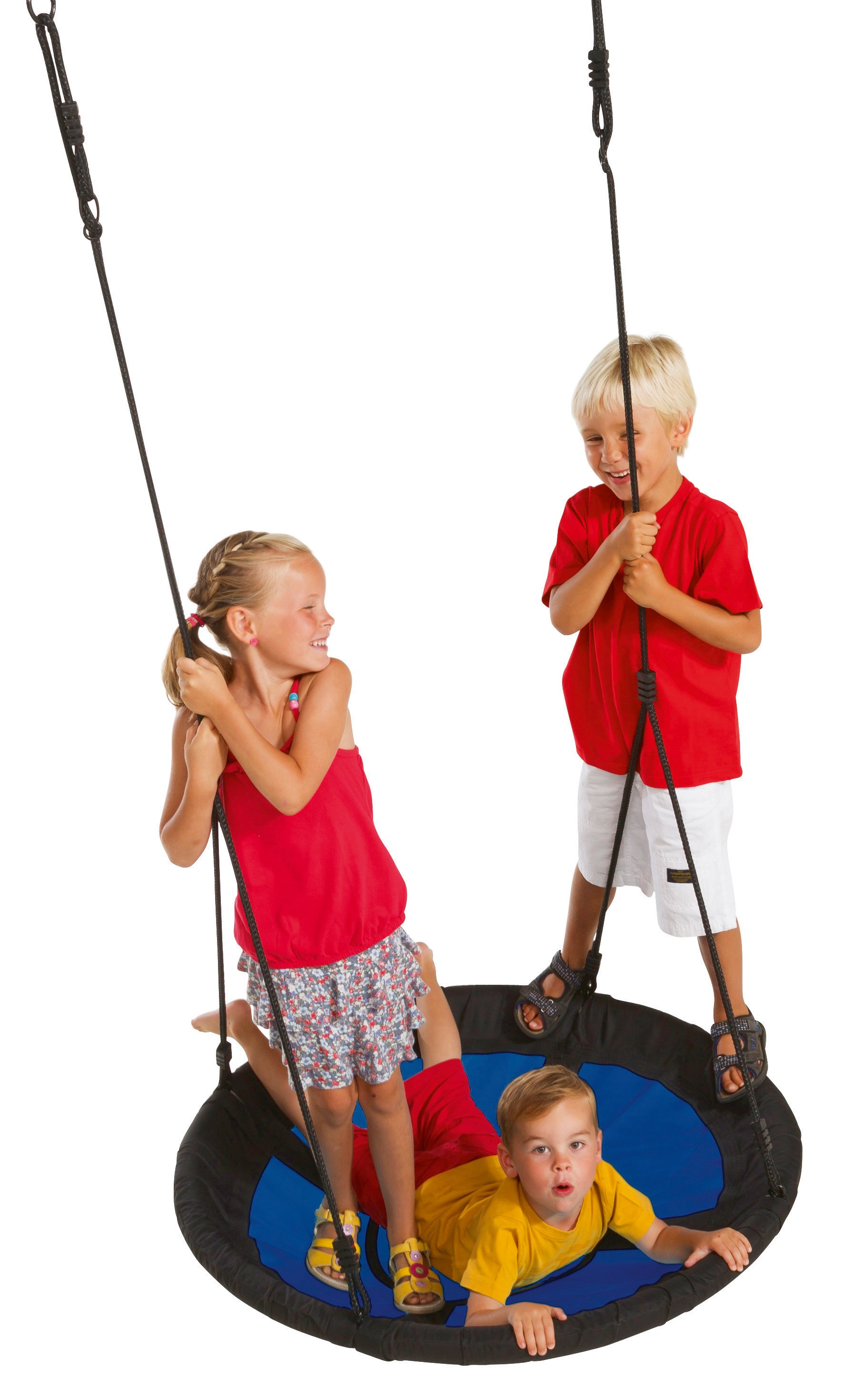 Nestschaukel swibee schwarz-blau Ø 98cm