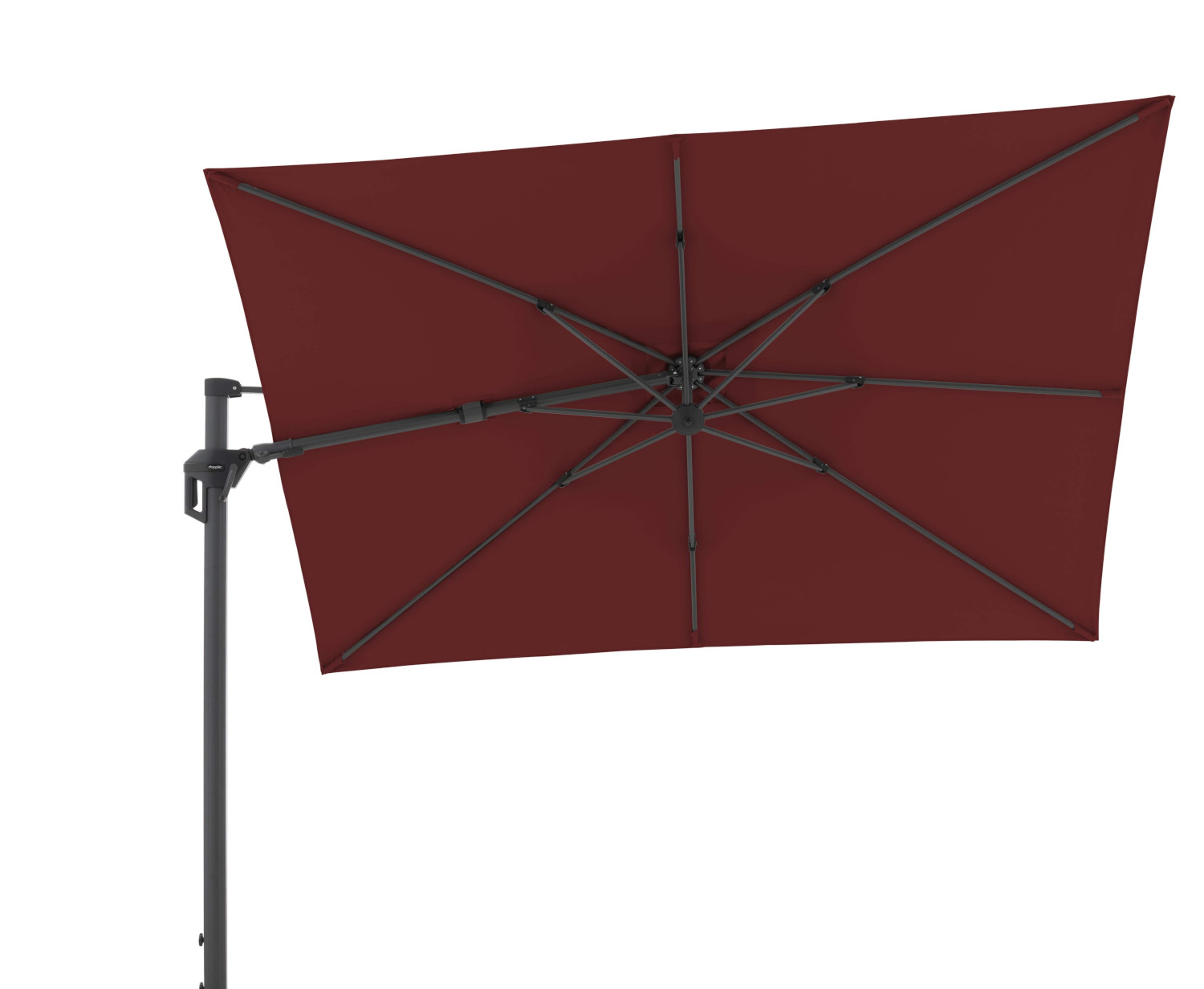 doppler® Pendelschirm Active 310x210cm Green Edition bordeaux