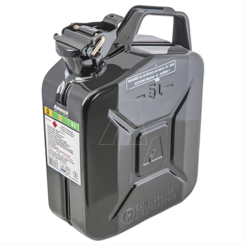 Metallkanister / Kraftstoffkanister 5 Liter schwarz
