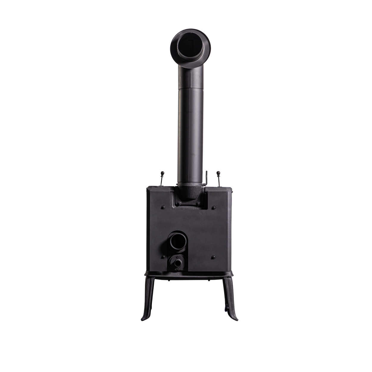Globe Fire Saturn Kaminofen Gusseisen schwarz 6,3 kW