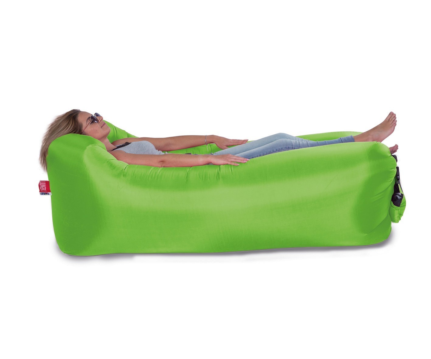 Luftsofa / Luftliege Lounger To Go 240x70cm grün Happy People 78094