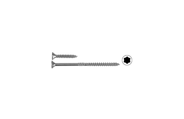 SWG HOX Profischraube verzinkt Senkkopf TG 6x140mm 10 Stück