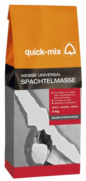 Quick-Mix® Universal Spachtelmasse weiß 4kg