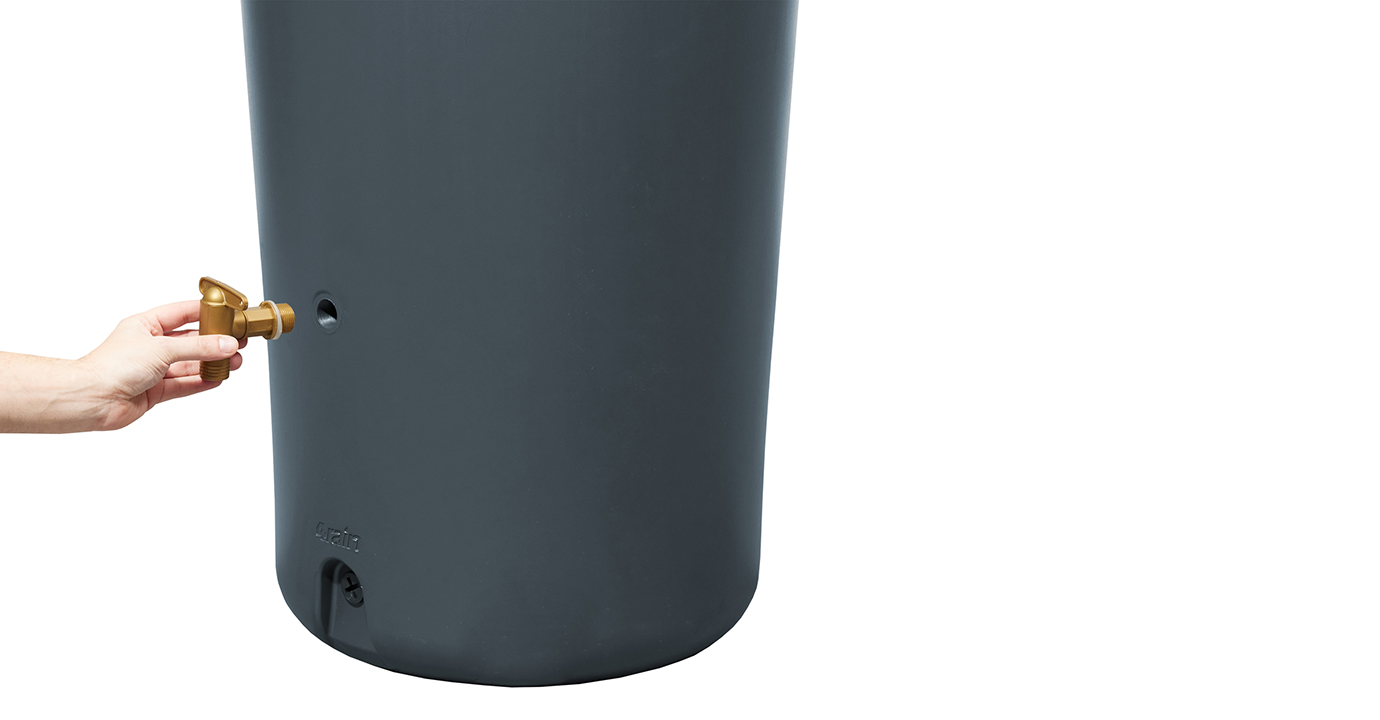 Garantia AZURA 2in1 Regenspeicher 340L – Graphitgrau