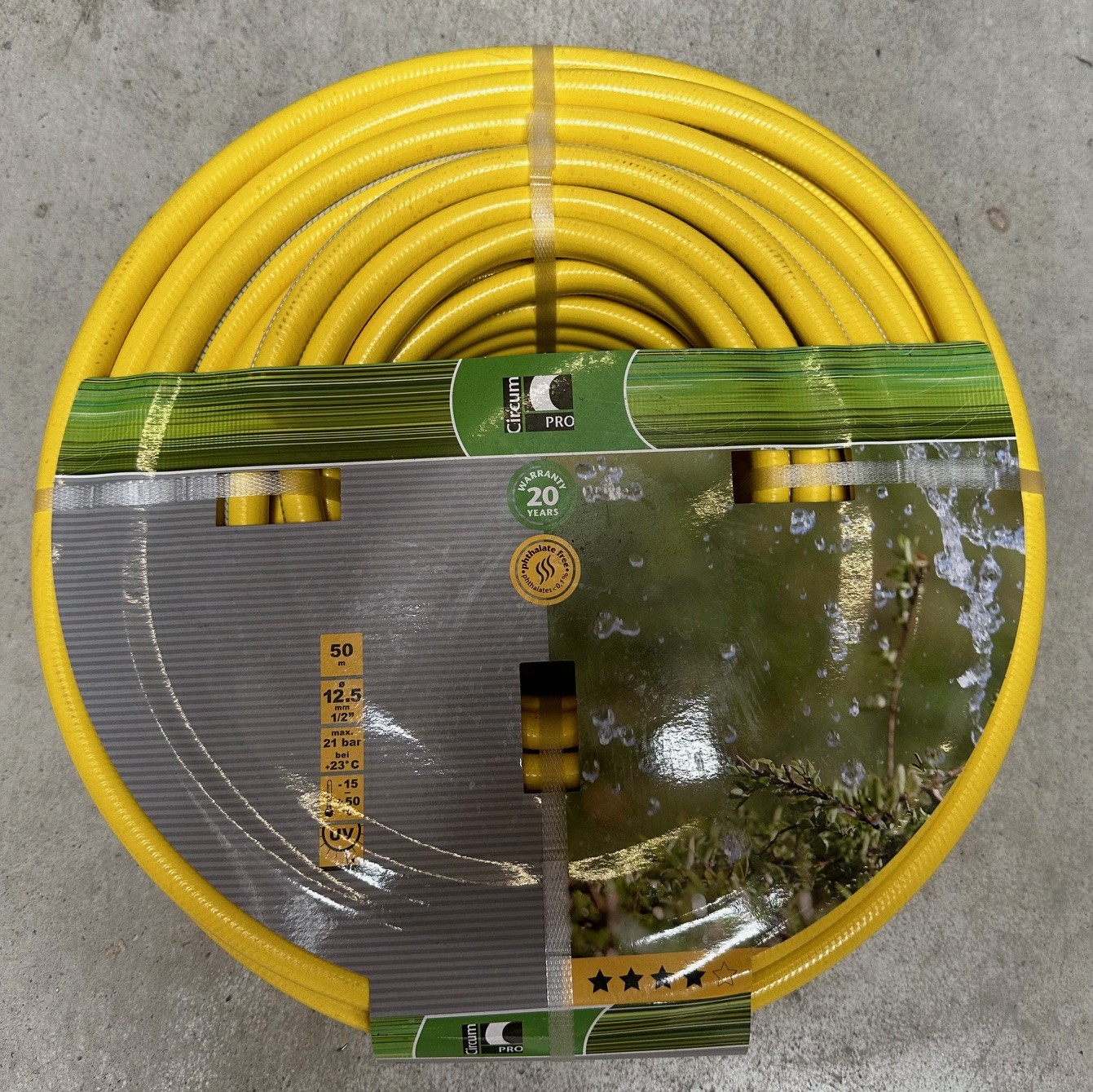 Gartenschlauch Trikotgewebe 1/2 Zoll 50 mtr.