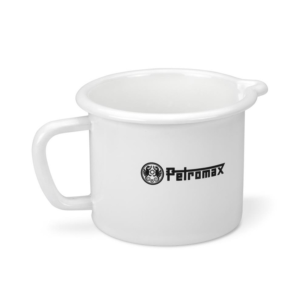 PETROMAX® Emaille Milchtopf weiss 1,4 Liter