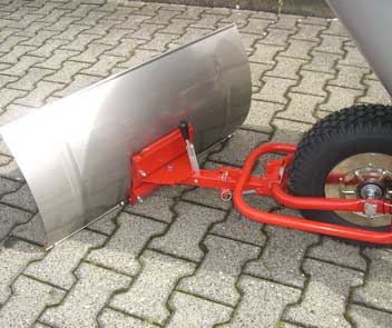 Powerpac Schneeschild / Schneeräumer für Elektro-Dumper ED120