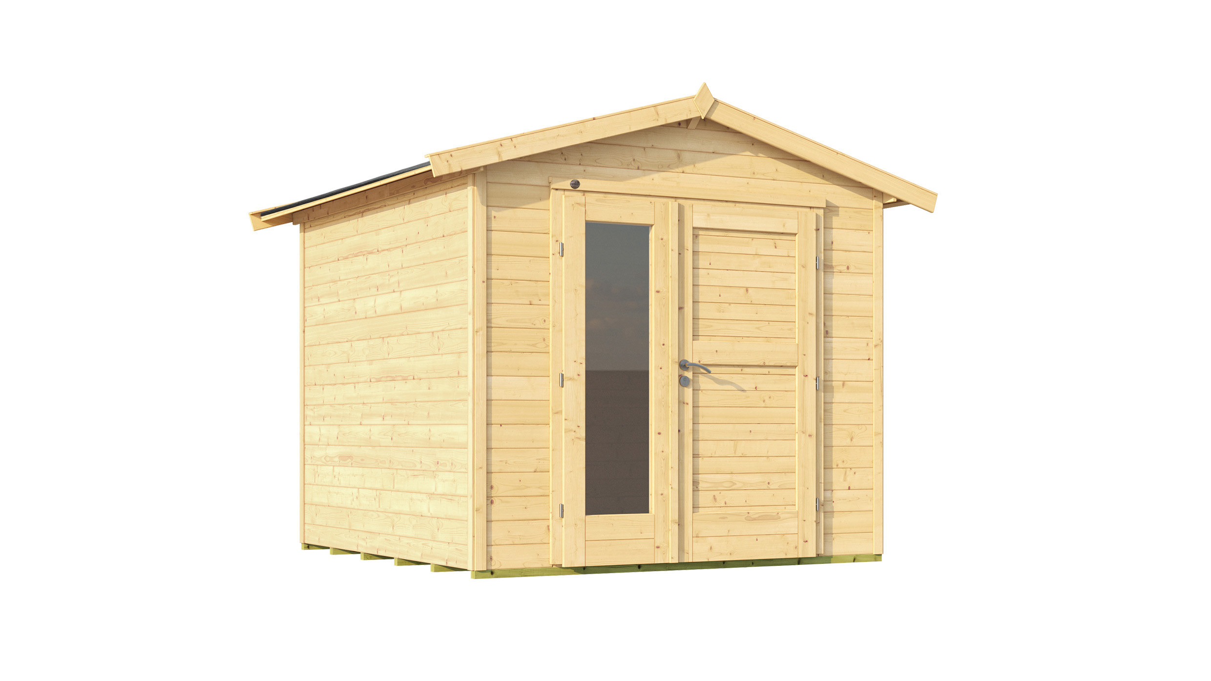 weka Gartenhaus 224 A Gr. 2 natur, 21 mm