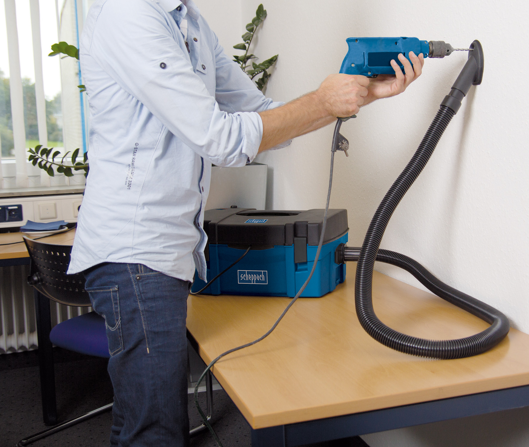 Scheppach Absauganlage HD2P 3in1 mit Aufblasfunktion