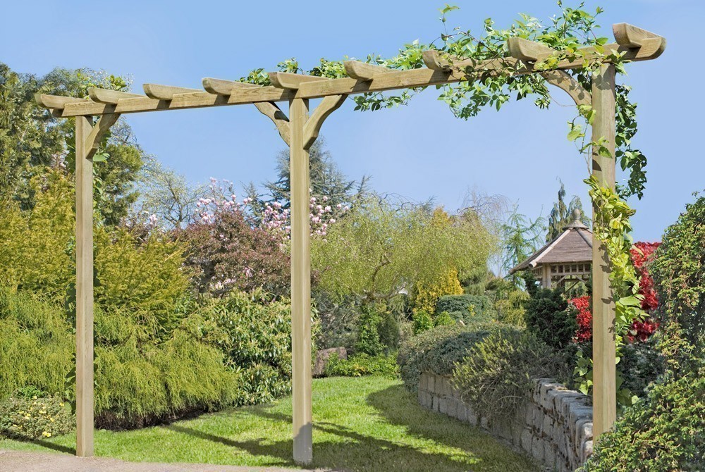 Pergola Garten Kiefer kdi 9x9x450cm