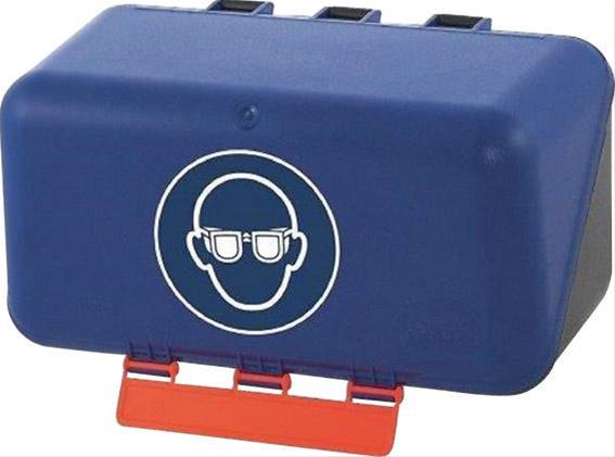 Aufb.Box SECU Mini Standard, f. Augenschutz, blau