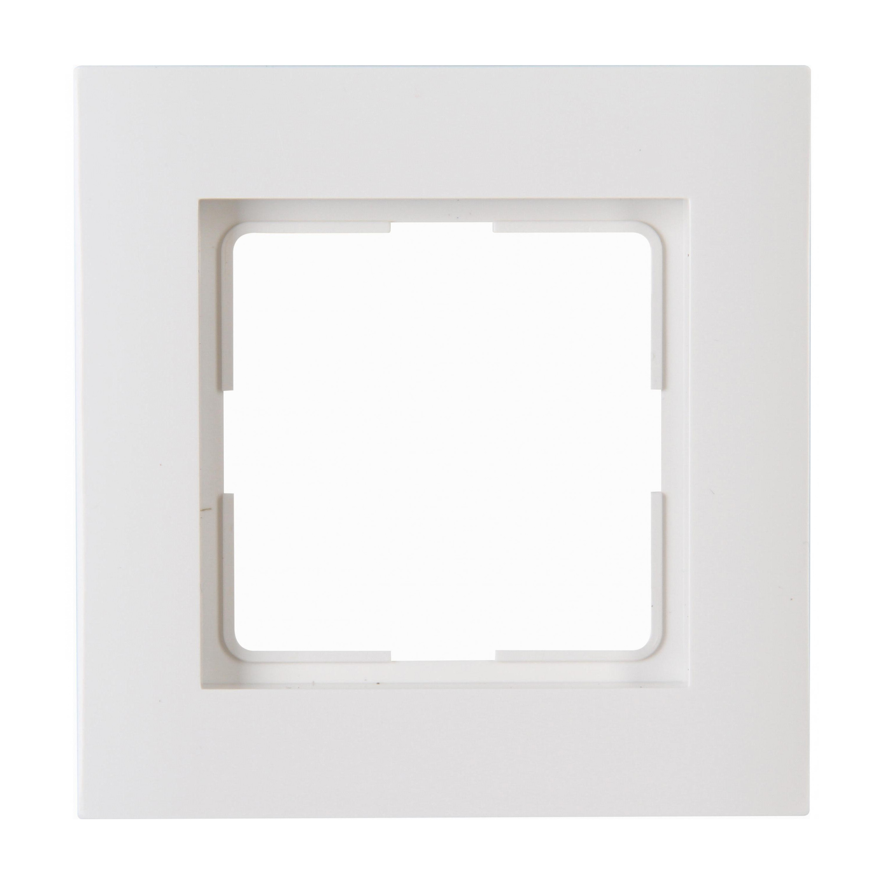 ATHENIS IP44 – Abdeckrahmen 1-fach reinweiß