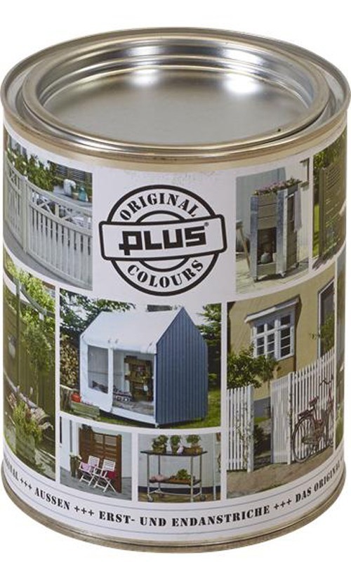 Holzlasur / Holzschutzlasur Colour Plus 0,75 Liter grau-braun