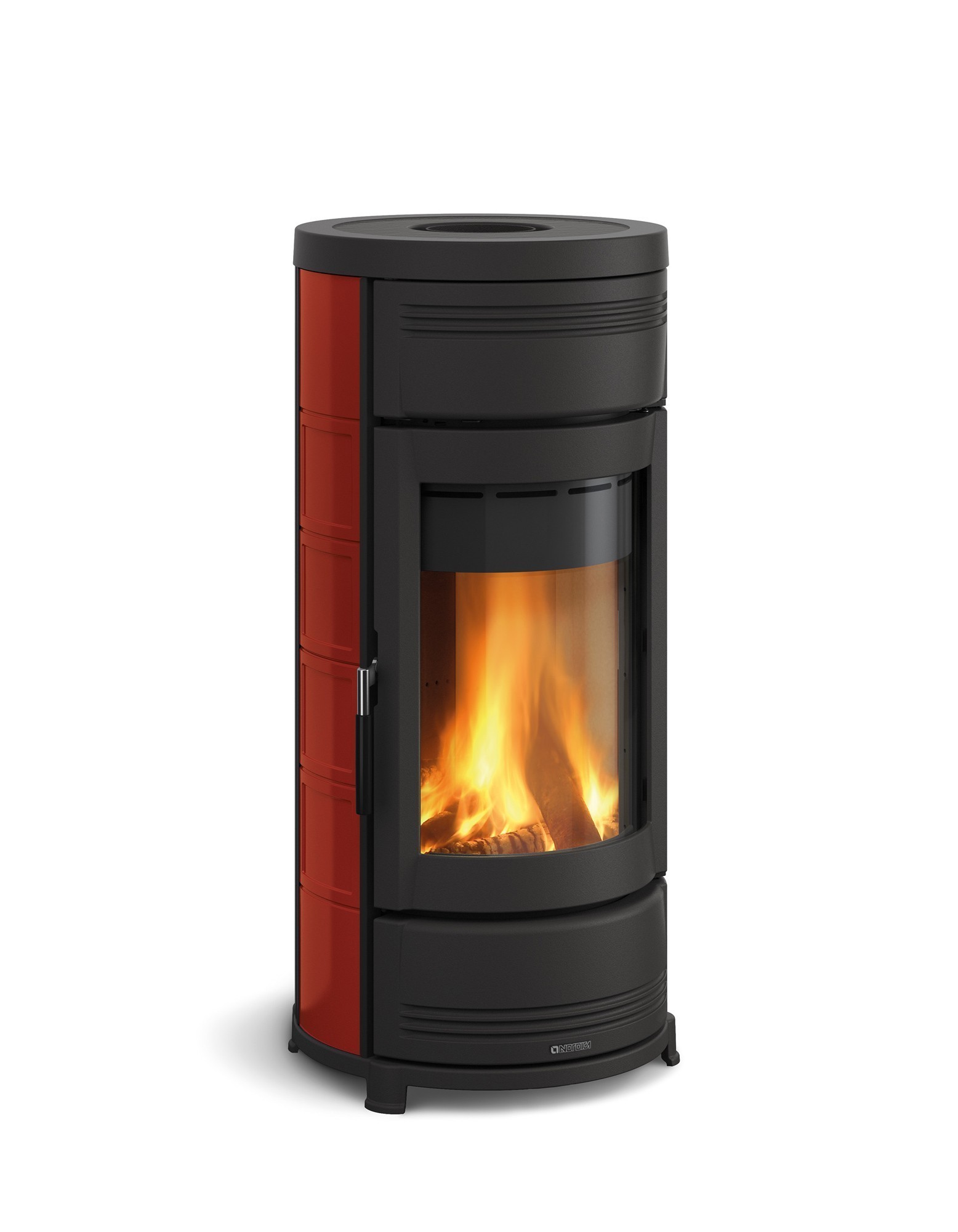 Kaminofen La Nordica Helga raumluftunabhängig bordeaux 7,3kW