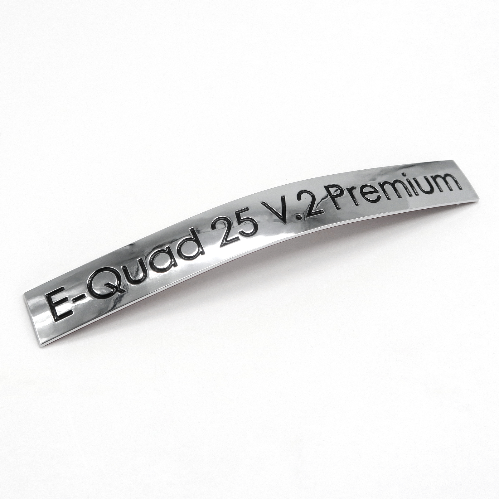 Rolektro Aufkleber, E-Quad 25 V.2 Premium, Metalloptik, vorne für Quad