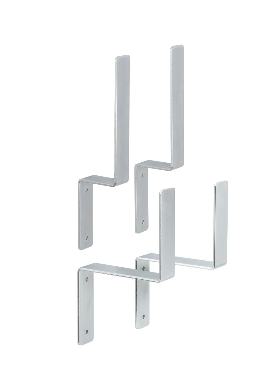 Halterungs-Sets Festzeltgarnitur verzinkt 370/280 x 80/160 x 40 mm