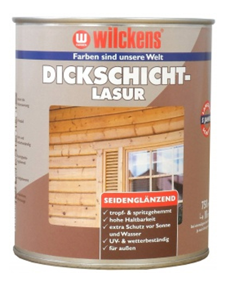 Wilckens® Dickschichtlasur Farblos seidenglänzend 750ml