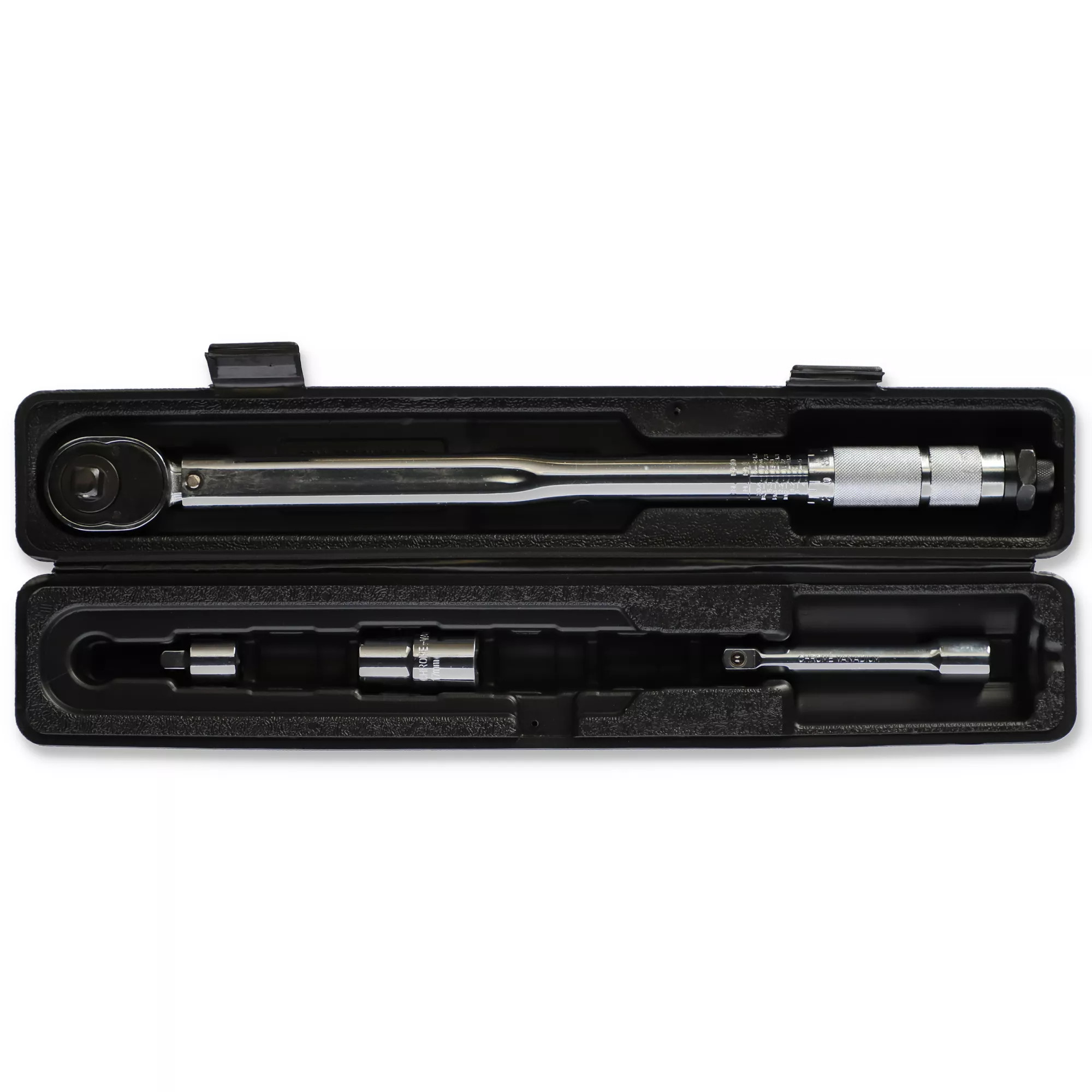 Drehmomentschlüssel mit Nuss und Adapter 1/2"