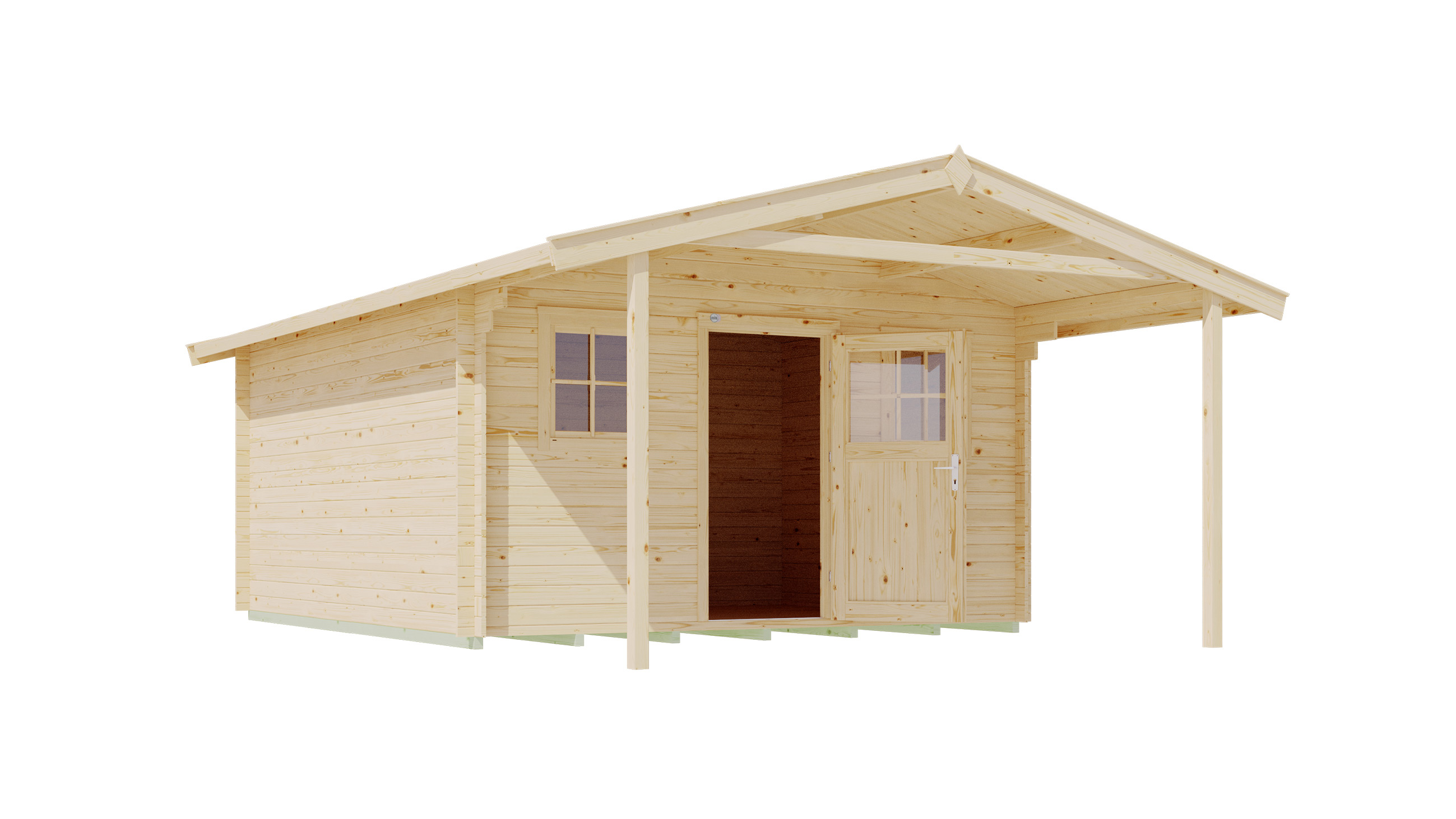 weka Gartenhaus 110 A Gr.2, 28 mm, V200, ET, 2 EF