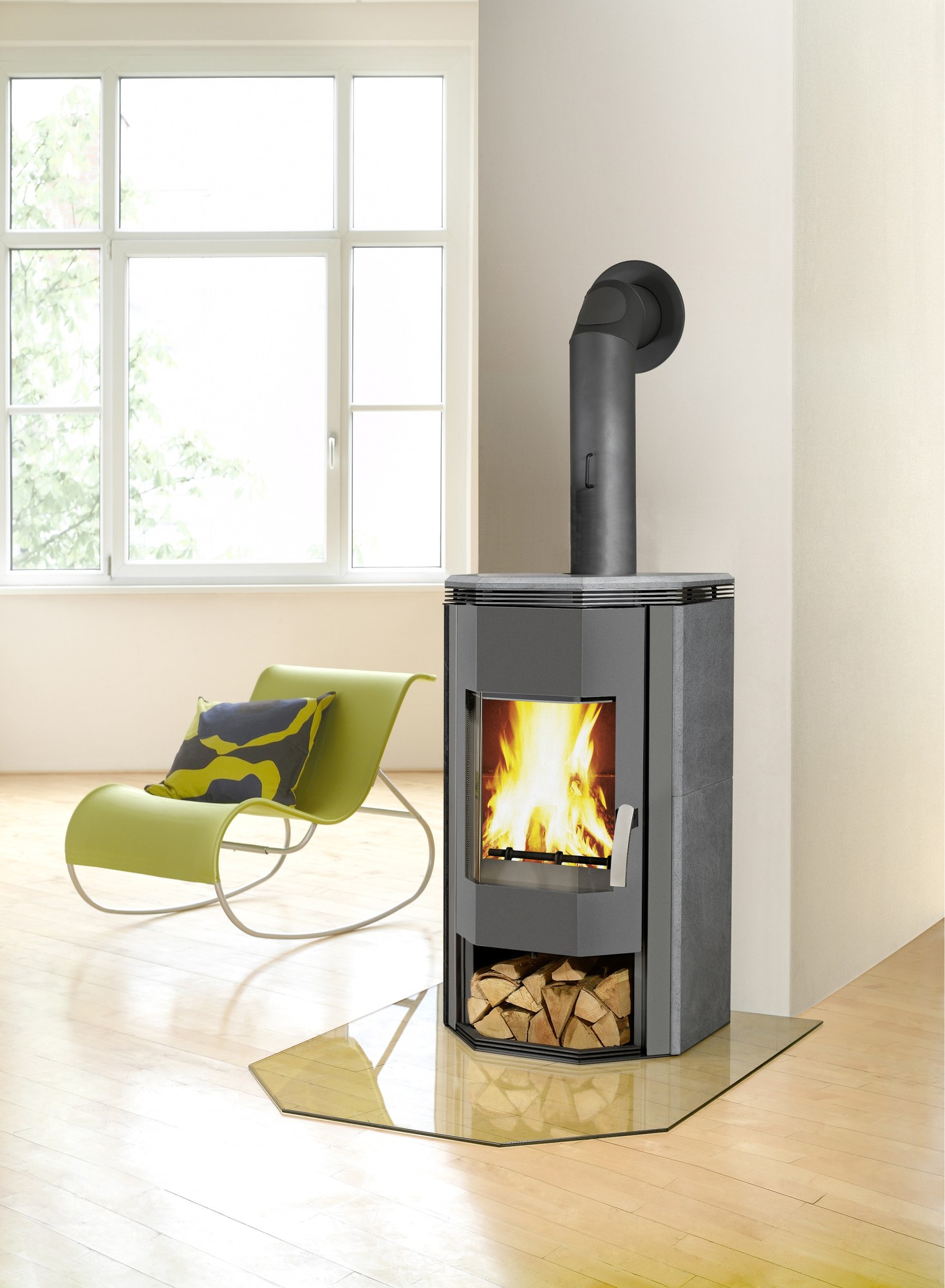 Wamsler Kaminofen Ugnis Naturstein 6 kW