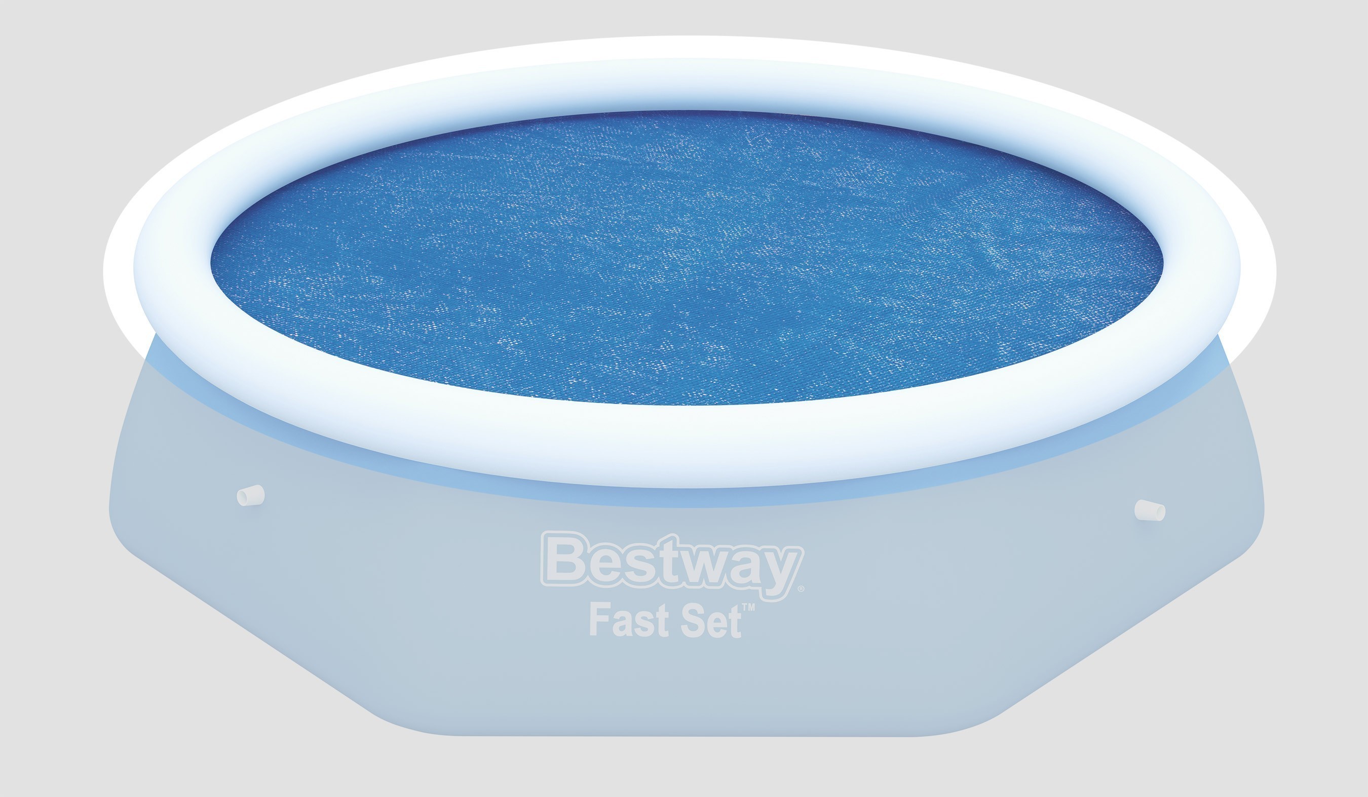 Poolabdeckung / Pool Solarabdeckplane Bestway Fast Set Pool Ø 244cm