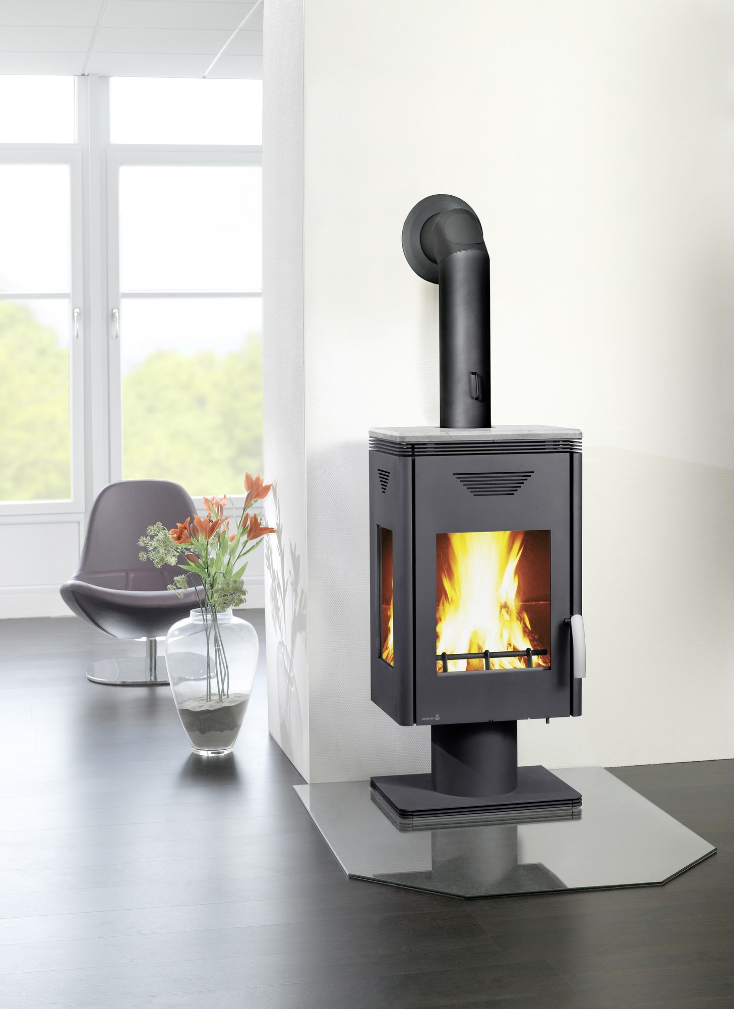 Wamsler Kaminofen Trion gussgrau 8 kW