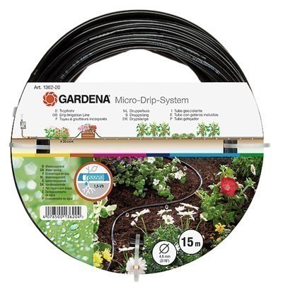 GARDENA Mirco-Drip-System Tropfrohr oberirdisch 3/16" 01362-20