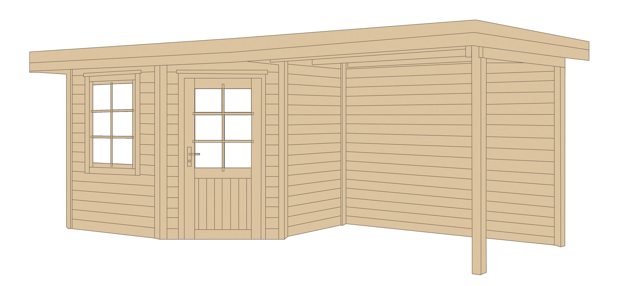 weka Komfort Designhaus 213 Plus B Gr.2 natur