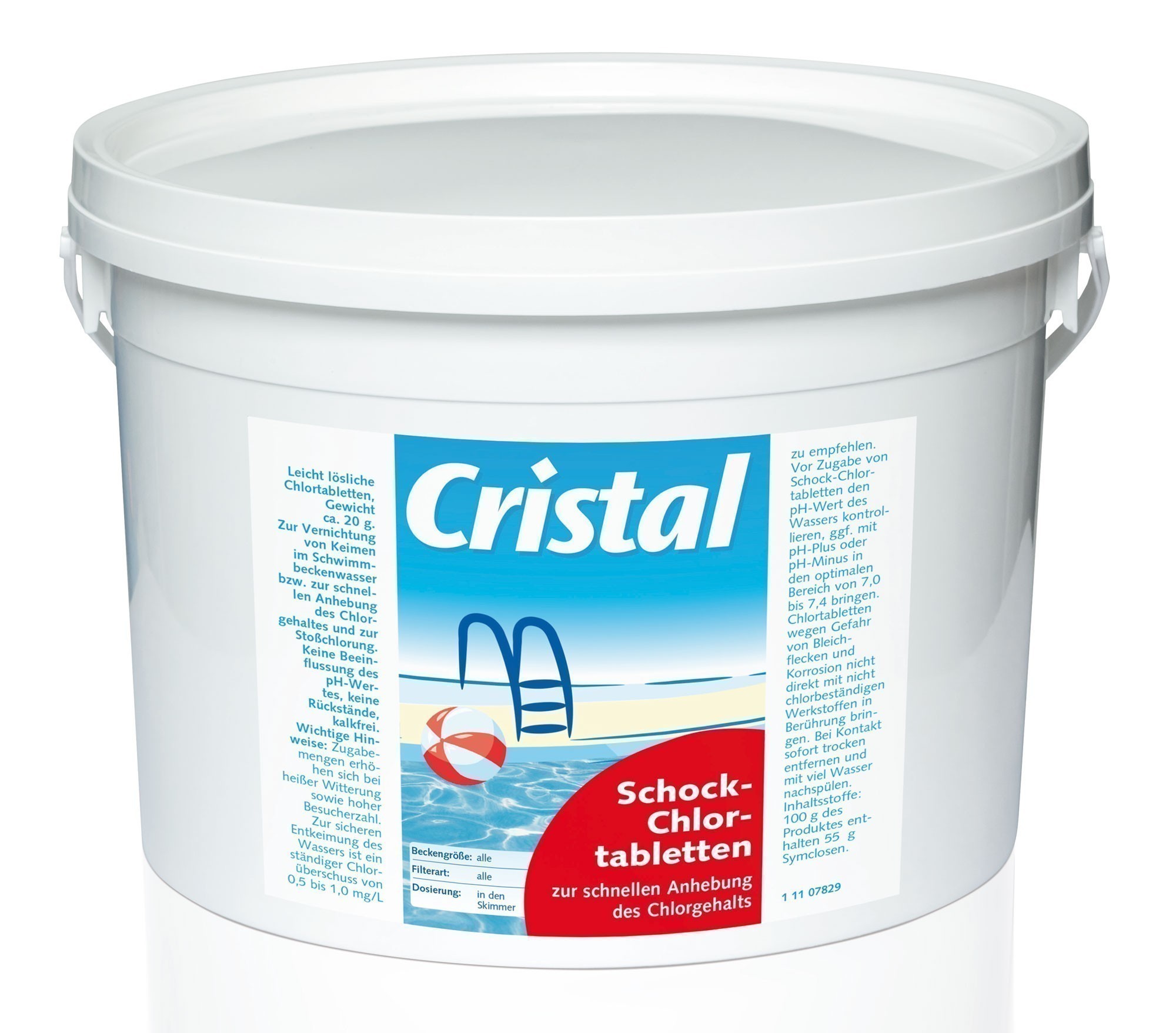 Cristal Wasserpflege Schockchlortabletten 3 kg