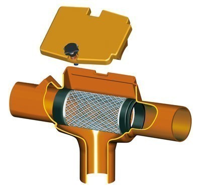Regenwasserfilter Supra Intern mit geradem Abgang GARANTIA 202559