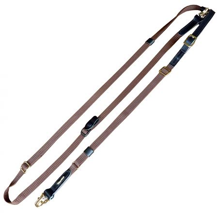 Hundeleine Umhängeleine Niggeloh 2 in 1 20mm braun