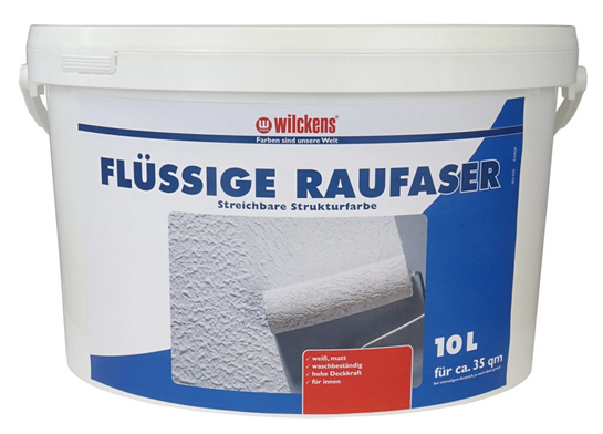 Wilckens® Flüssige Rauhfaser weiß matt 10L