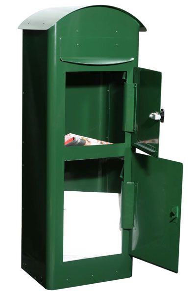 Briefkasten / Postkasten Safe Post Größe 80 racinggreen