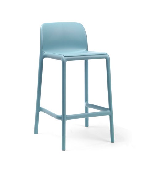 Nardi Barhocker / Barstuhl Faro Mini Stapelstuhl Kunststoff celeste