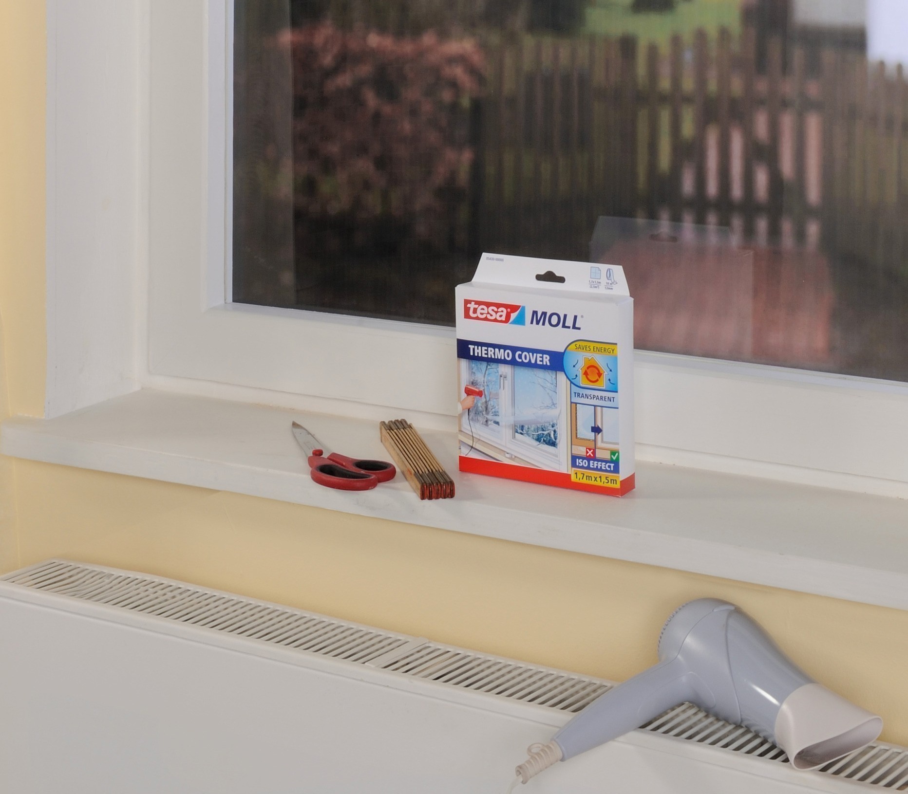tesamoll® Thermo Cover Fensterisolierfolie 4 x 1,5 m