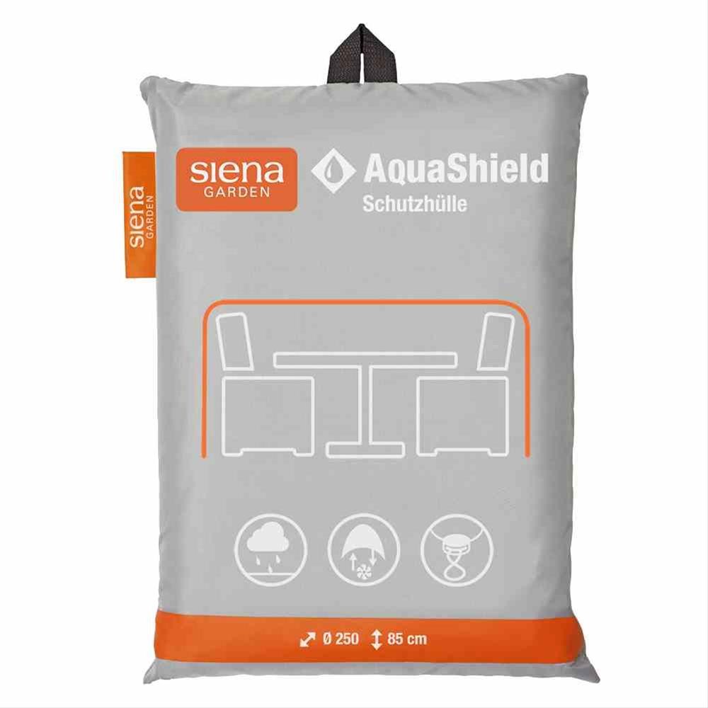 Schutzhülle für Sitzgruppe Siena Garden AquaShield grau Ø250x85cm