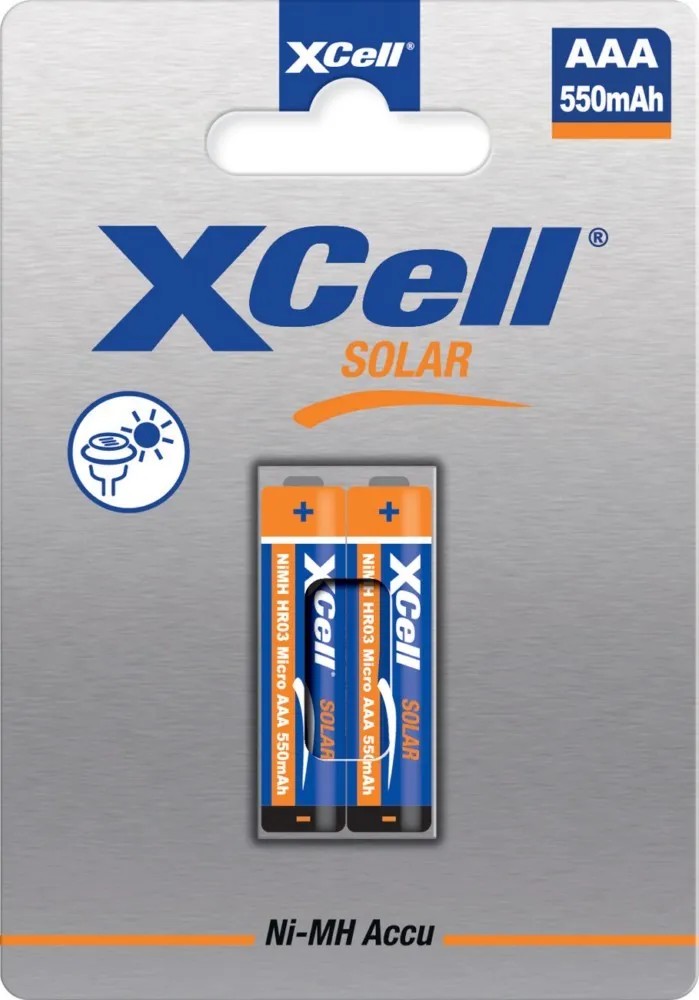 XCell Solar Akku X550 AAA, NiMH 1,2 V, 550 mAh