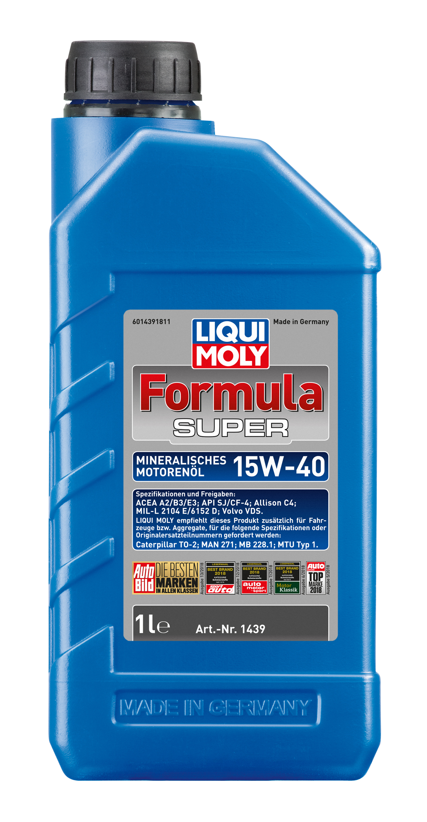 Liqui Moly Mineralisches Motoröl Formula Super 15W-40
 1 Liter