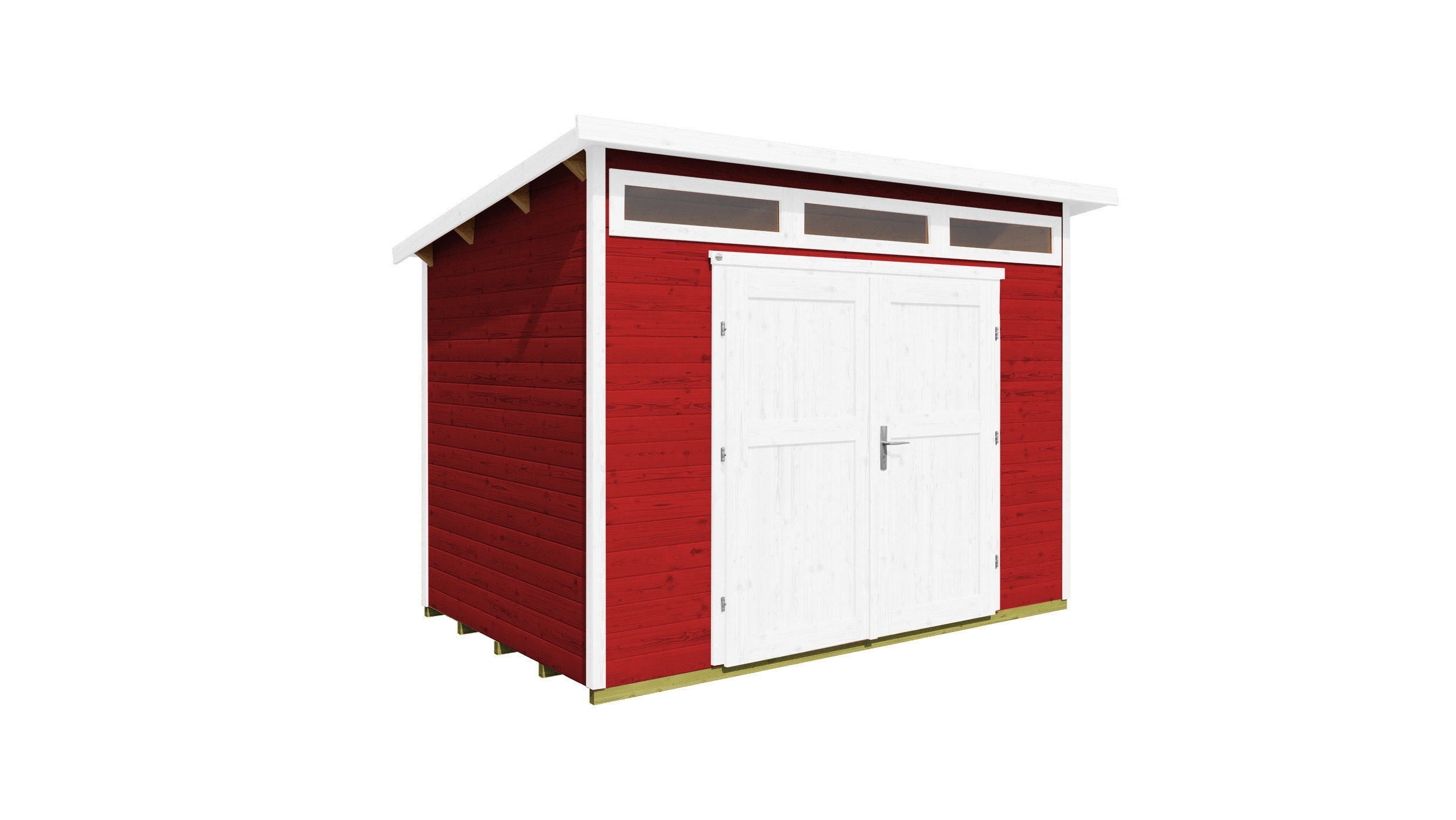 weka Gartenhaus 264 Gr. 3, 21 mm, rot, DT/OL