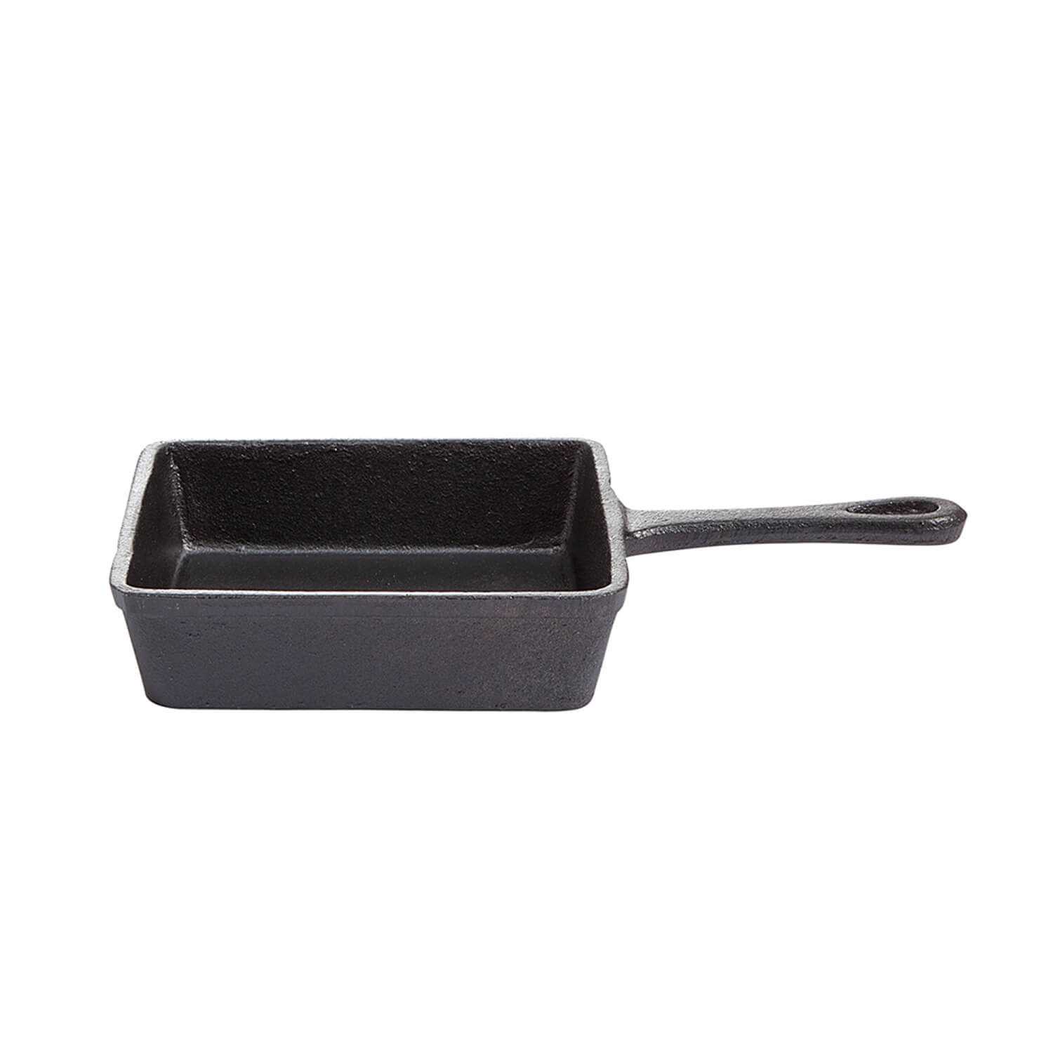 Gusseisenkuss®  Gusseisenpfanne quadratisch mit Stiel 14x14cm