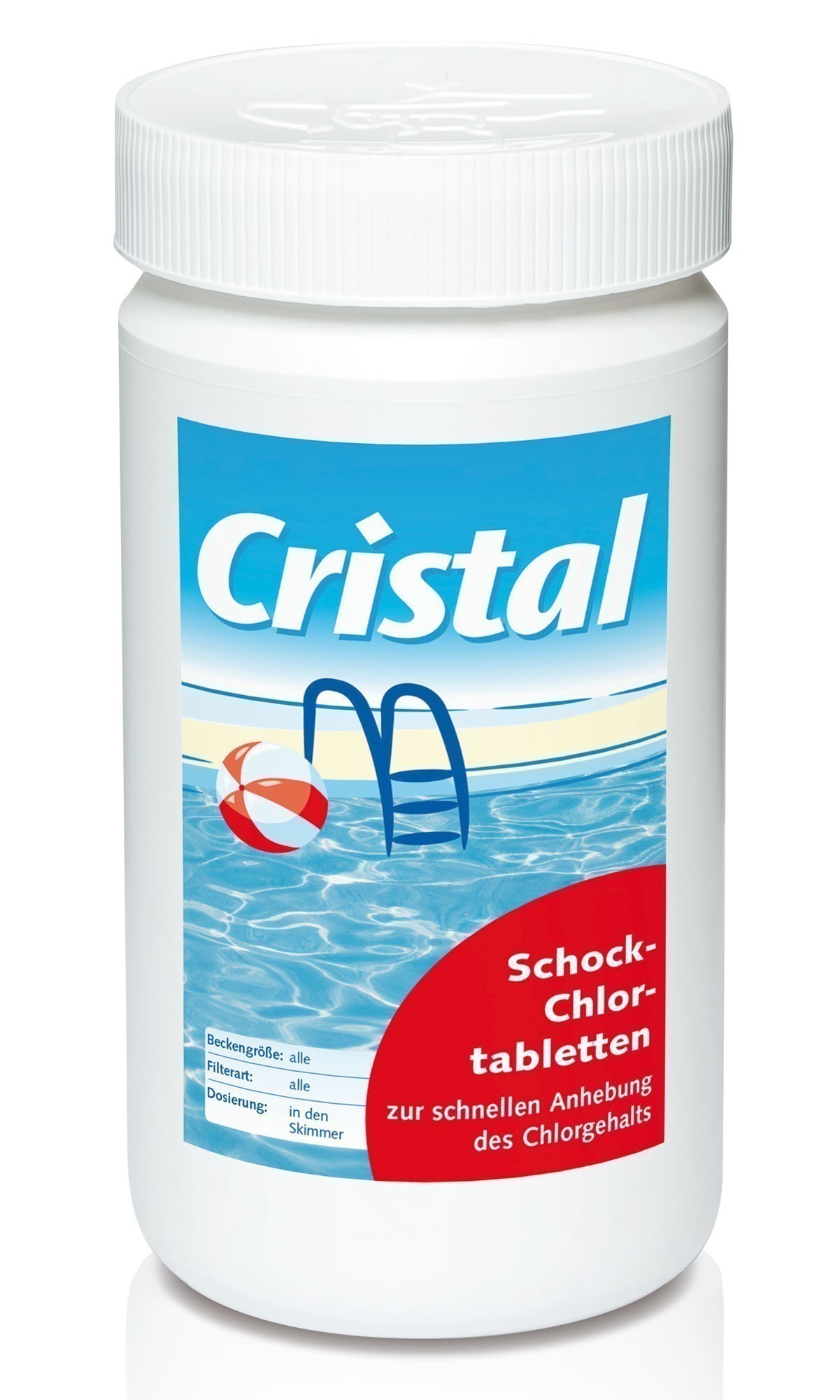 Cristal Wasserpflege Schockchlortabletten 1 kg