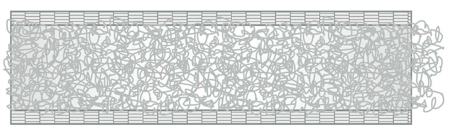 Flauschband weiss selbstklebend – 20 mm Breite – Meterware