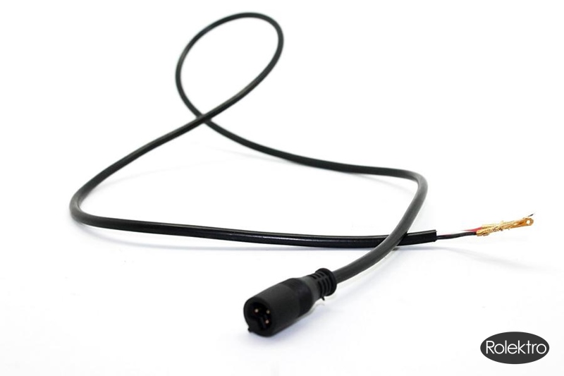 Rolektro Kabel 70cm mit Stecker für Bremslicht, Rücklicht, BT250