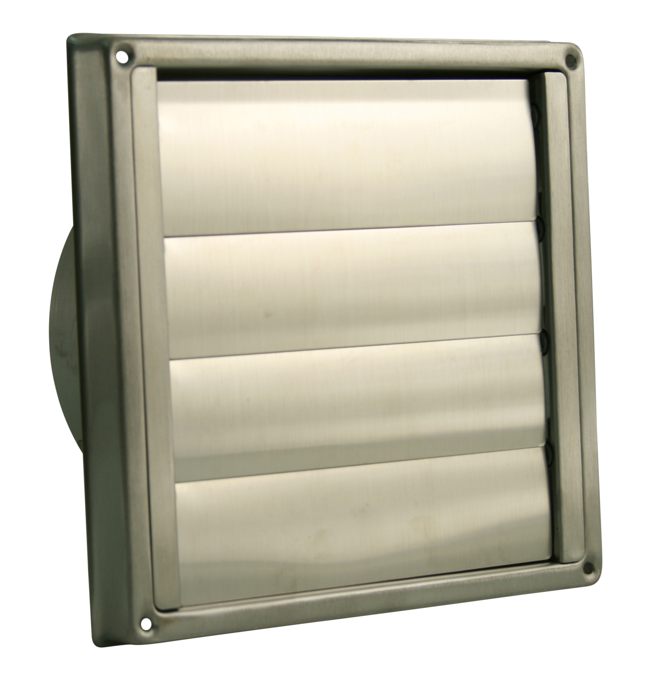MARLEY selbsttätige Verschlussklappe Edelstahl Ø150mm 183x183mm