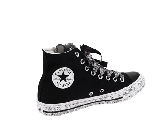 Sneaker Converse x Miley Cyrus ChuckTaylor AllStar High Schwarz Gr. 41
