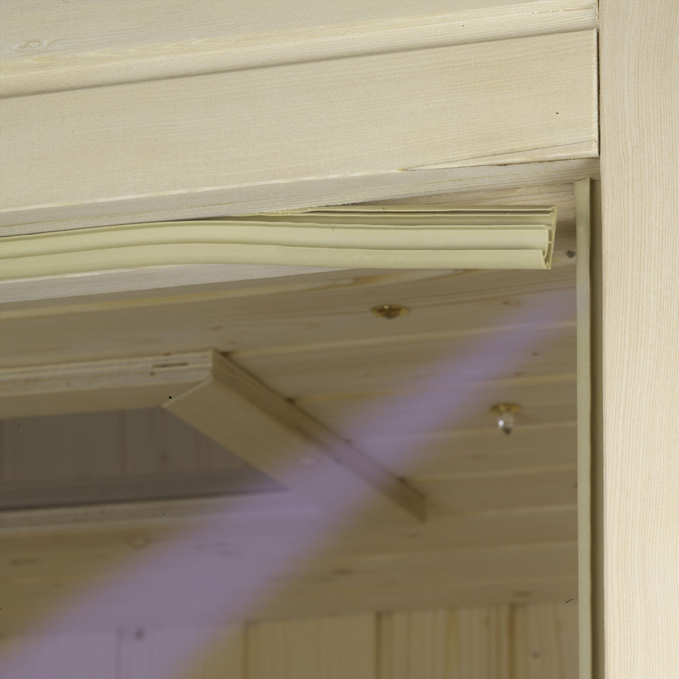 Türdichtungsprofil beige für Glastür / Holztür