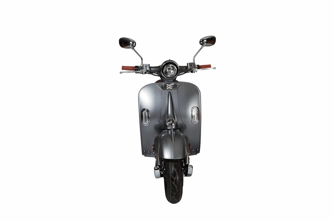 Elektroroller Retro Ginabella - 2000H / E - Motorroller 45Km/h grau