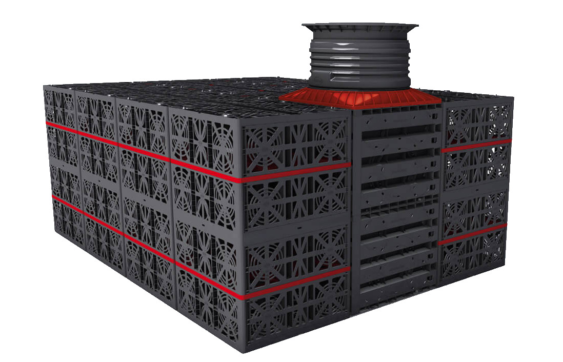 GRAF® EcoBloc Vario 800 Schachtsystem 1 Lage