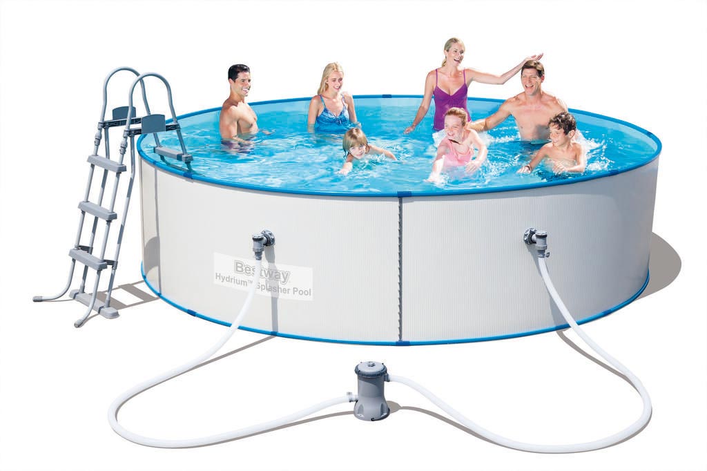 Pool / Stahlwandpool Bestway Hydrium Splasher Set Filterpumpe Ø360x90